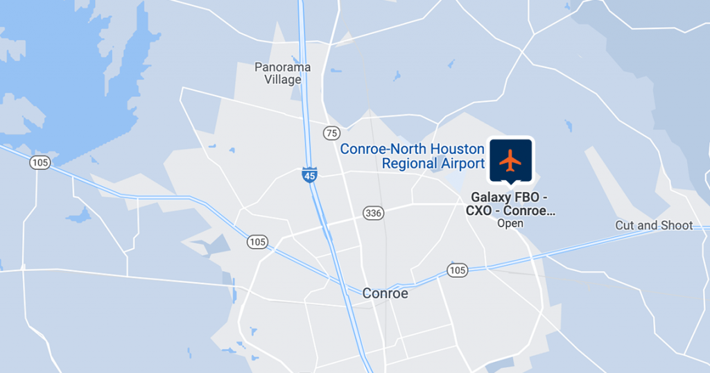 Conroe-North-Houston-Regional-Airport-Map